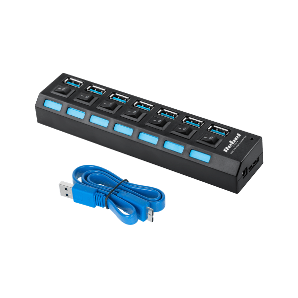 HUB USB 3.0 7 portowy Rebel