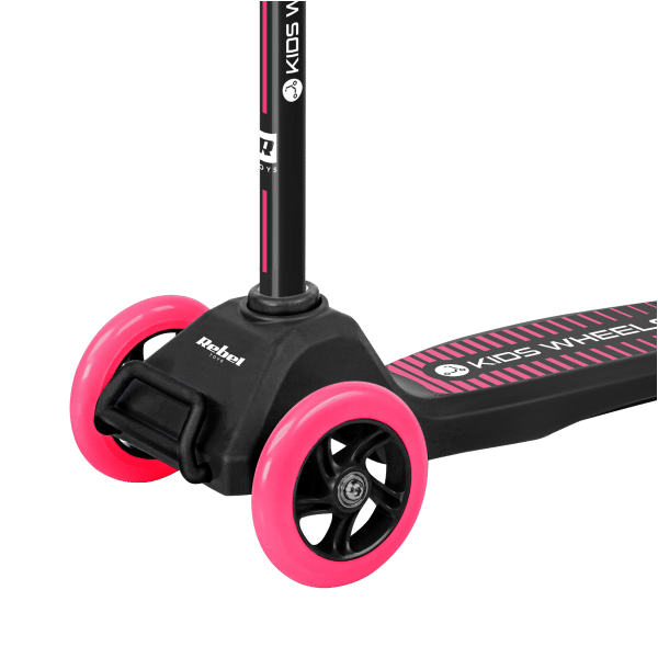 Hulajnoga trójkołowa REBEL KIDS WHEELS PINK