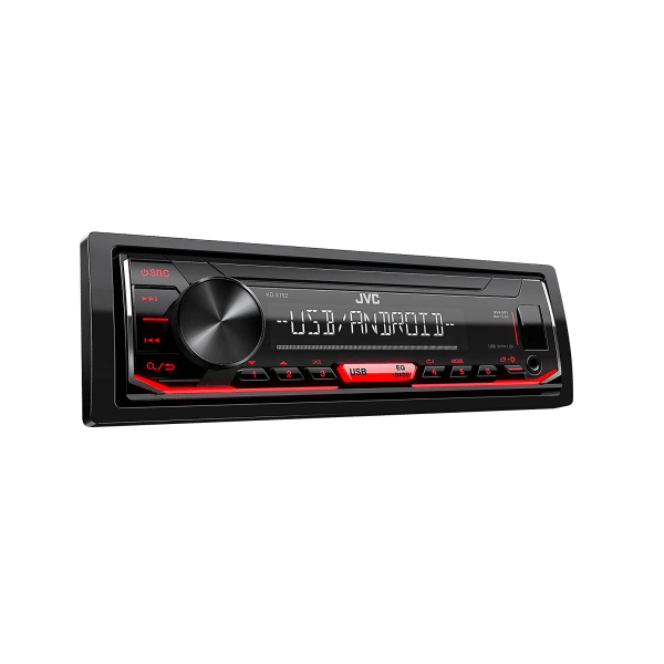 JVC KDX-162 Radio samochodowe USB RED