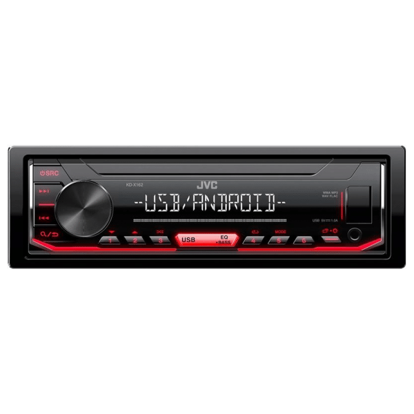 JVC KDX-162 Radio samochodowe USB RED
