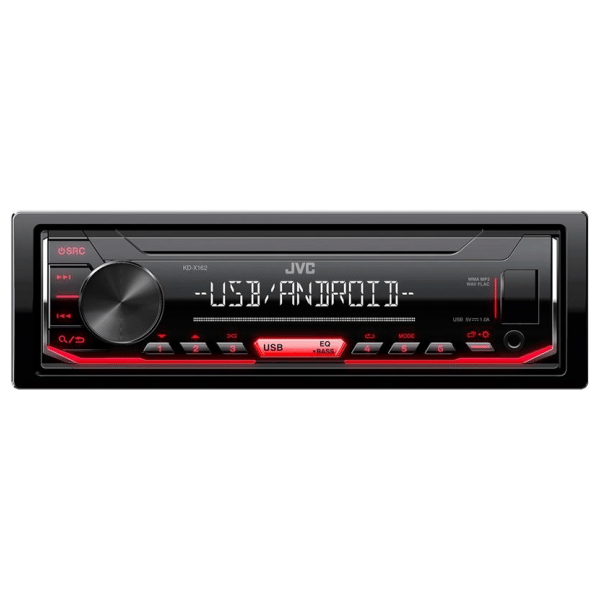 JVC KDX-162 Radio samochodowe USB RED