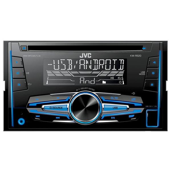 JVC KW-R520 Radio samochodowe CD USB AUX, 2 DIN