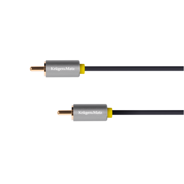 Kabel 1RCA-1RCA 0.5m Kruger&Matz Basic