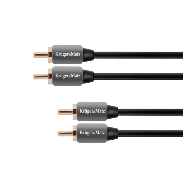 Kabel 2RCA-2RCA 0.5m Kruger&Matz