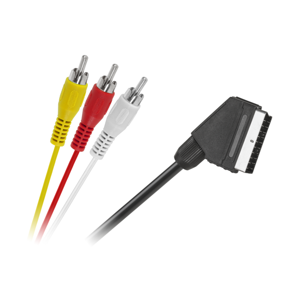 Kabel EURO - 3 x RCA 1,5m