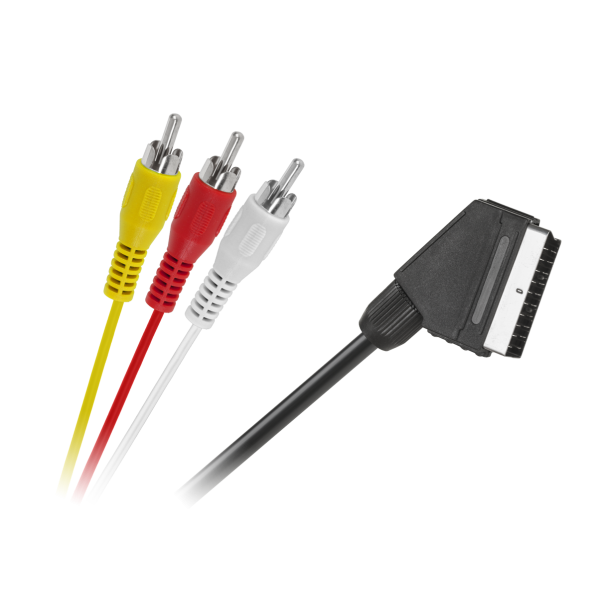 Kabel EURO - 3 x RCA 3m