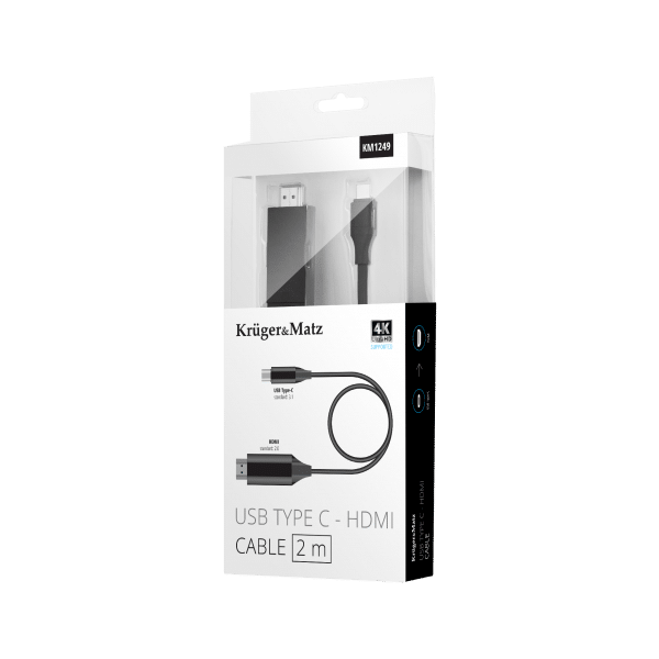 Kabel HDMI - USB typu C 2 m Kruger&Matz