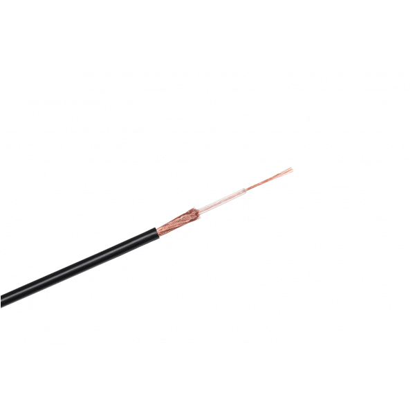 Kabel koncentryczny RG174 50 Ohm 100m czarny
