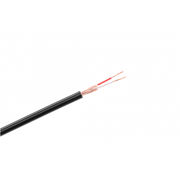 Kabel mikrofonowy stereo 6mm czarny