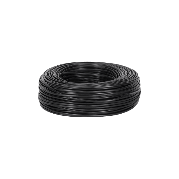 Kabel telefoniczny 2C czarny 100m LXK510