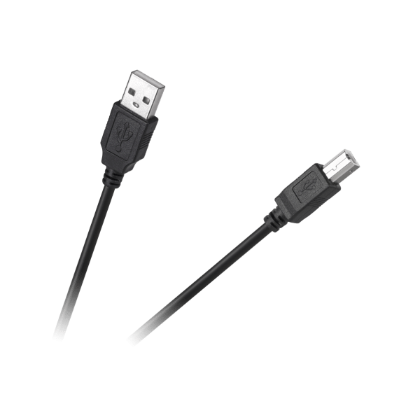 Kabel USB komputer-drukarka 1,8m czarny