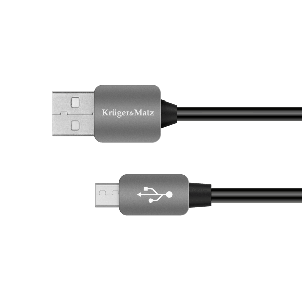 Kabel USB - micro USB wtyk-wtyk 0.2m Kruger&Matz