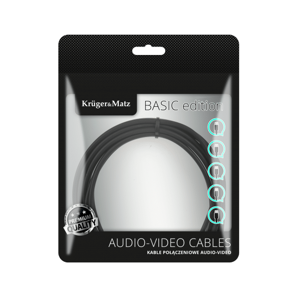 Kabel USB typu C - USB typu C 100 W 2,5 m Kruger&Matz Basic