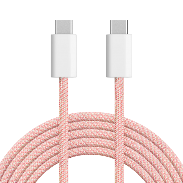Kabel USB typu C - USB typu C 60 W 1,5 m różowy Kruger&Matz Basic