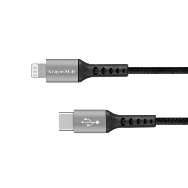 Kabel USB typu C - wtyk Lightning C94 MFi 1 m Kruger&Matz