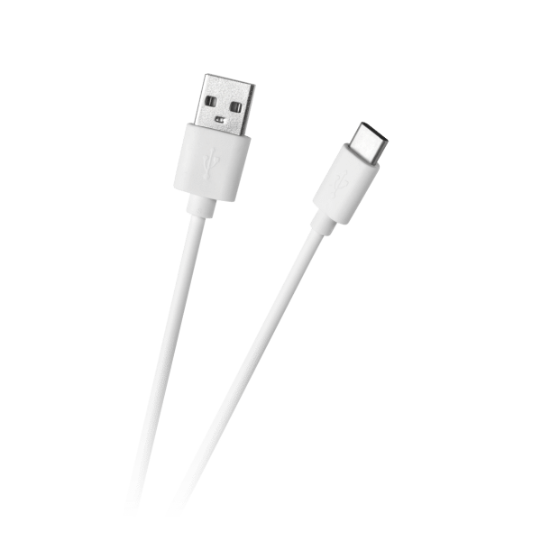 Kabel USB - USB typu C 1m Biały