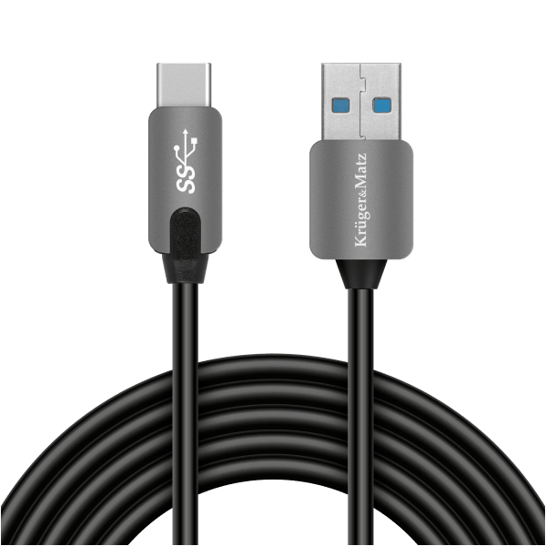 Kabel USB wtyk 3.0 - wtyk typu C 5 Gbps 0,5m Kruger&Matz