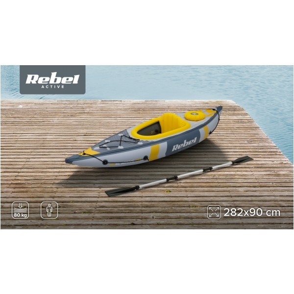 Kajak REBEL ACTIVE pompowany 282x90x43, zestaw