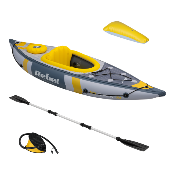 Kajak REBEL ACTIVE pompowany 282x90x43, zestaw