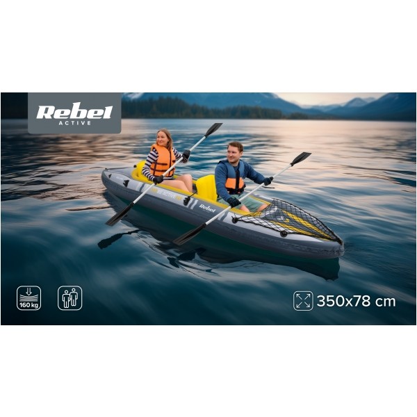 Kajak REBEL ACTVIE pompowany, 350x78x52, zestaw