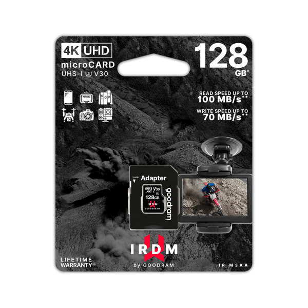 Karta pamięci microSD 128 GB UHS-I U3 Goodram z adapterem