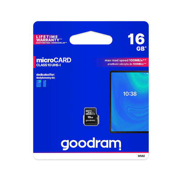 Karta pamięci microSD 16GB UHS-I Goodram