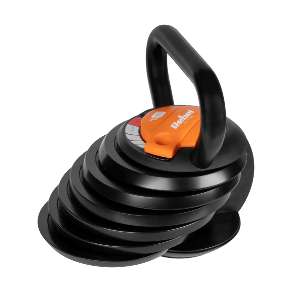 Kettlebell żeliwny automatyczny regulowany 18 kg REBEL ACTIVE