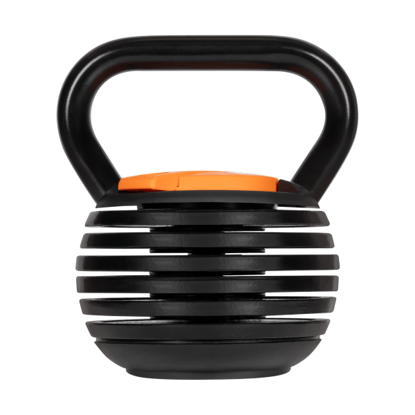 Kettlebell żeliwny automatyczny regulowany 9 kg, REBEL ACTIVE