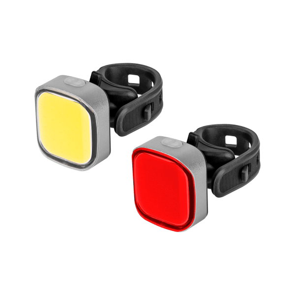 Komplet lamp rowerowych Rebel