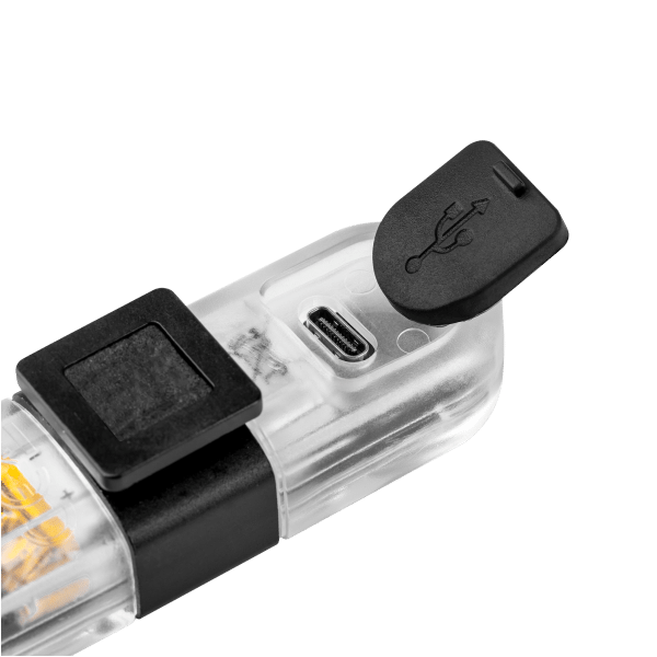 Komplet lamp rowerowych Rebel (z przewodem USB typu C)