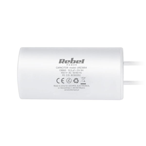 Kondensator 12,5uF 450V do silników jednofazowych