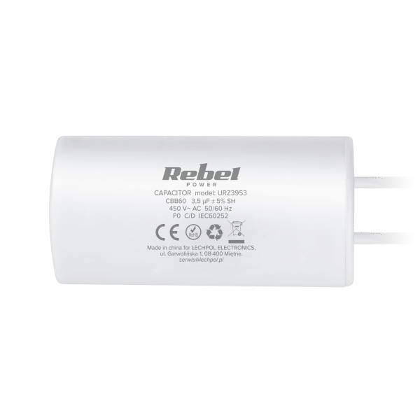Kondensator 3,5uF 450 do silników jednofazowych