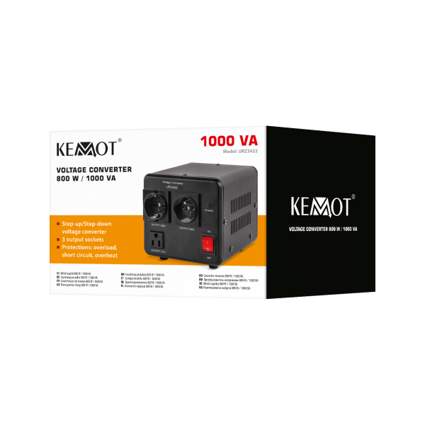 Konwerter napięcia KEMOT 800 W / 1000 VA