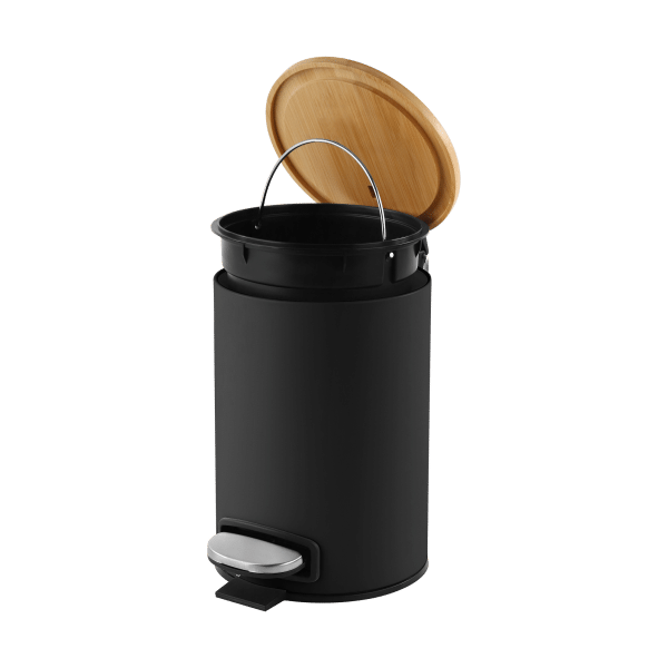 Kosz na śmieci łazienkowy 3l (czarny)