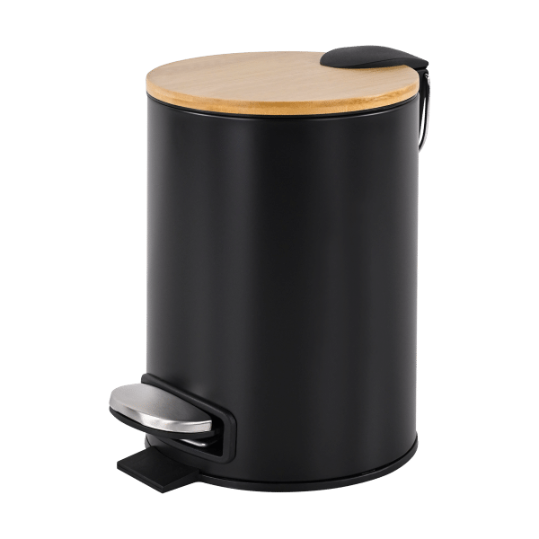 Kosz na śmieci łazienkowy 3l (czarny)