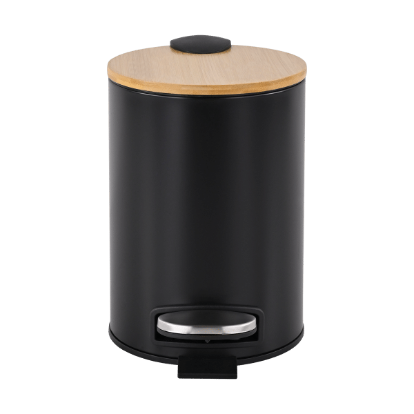 Kosz na śmieci łazienkowy 3l (czarny)