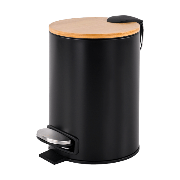 Kosz na śmieci łazienkowy 3l (czarny)