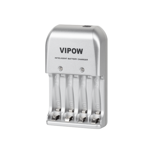 Ładowarka do akumulatorków VIPOW 3w1 PFC001 4xAA 4xAAA