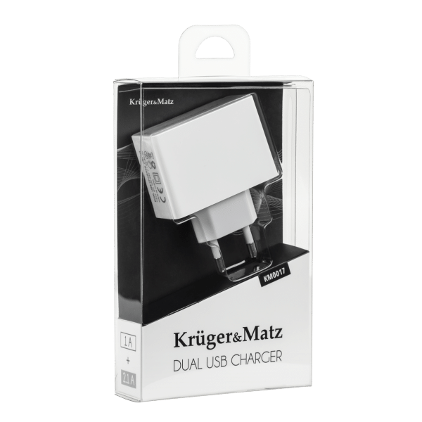 Ładowarka dualUSB Kruger&Matz 2100mA