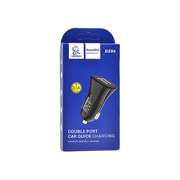 Ładowarka samochodowa 2xUSB 3000mA