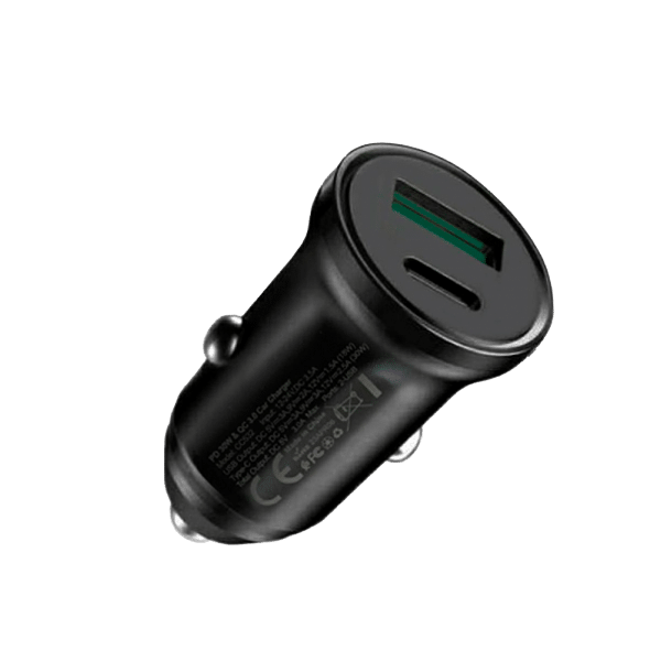 Ładowarka samochodowa 30 W USB + USB typu C z funkcją PowerDelivery i QuickCharge
