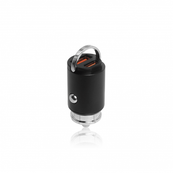 Ładowarka samochodowa 30W CZARNA PD3.0+QC4.0