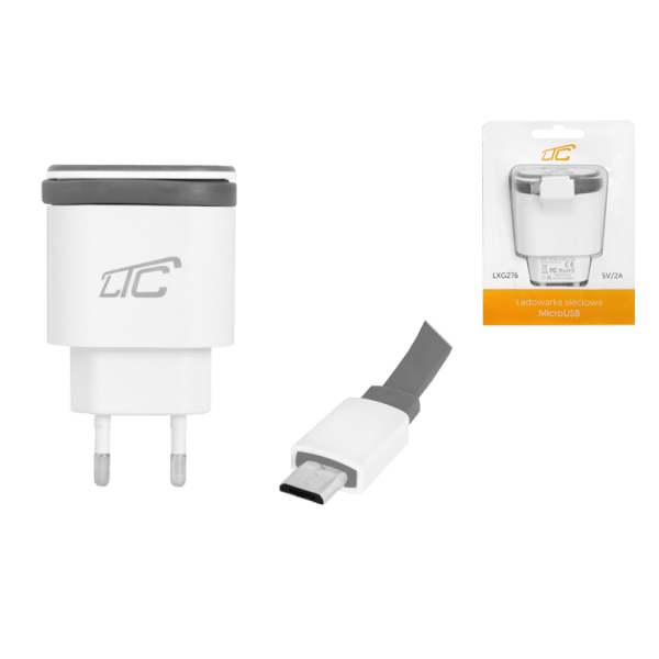 Ładowarka sieciowa micro USB 2000 mA LXG276