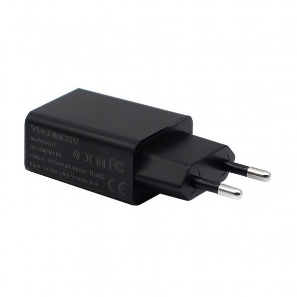 Ładowarka sieciowa USB + kabel USB typu C 2400 mA 12 W