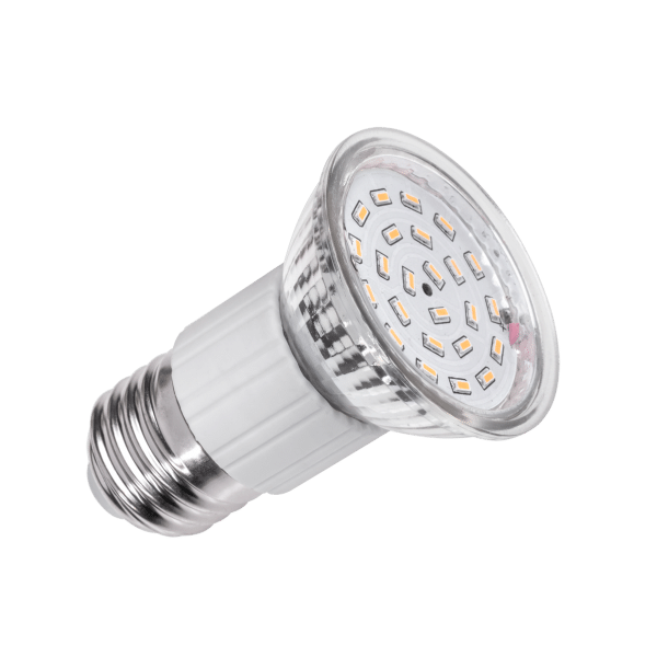 Lampa LED (24x3014 SMD) 4.5W, E27, 3000K, 230V (szklana obudowa)