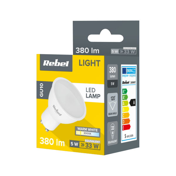 Lampa LED Rebel, GU10 5W, 3000K, 230V