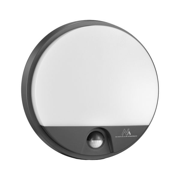 Lampa LED z sensorem ruchu MCE291 GR szara