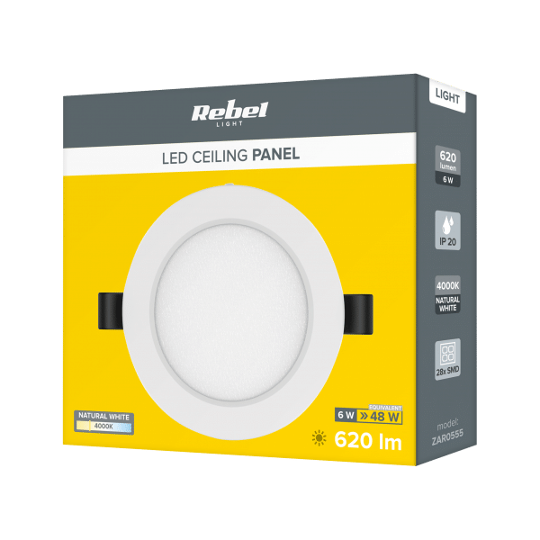 Lampa sufitowa Led Rebel 6W 4000K, 230V