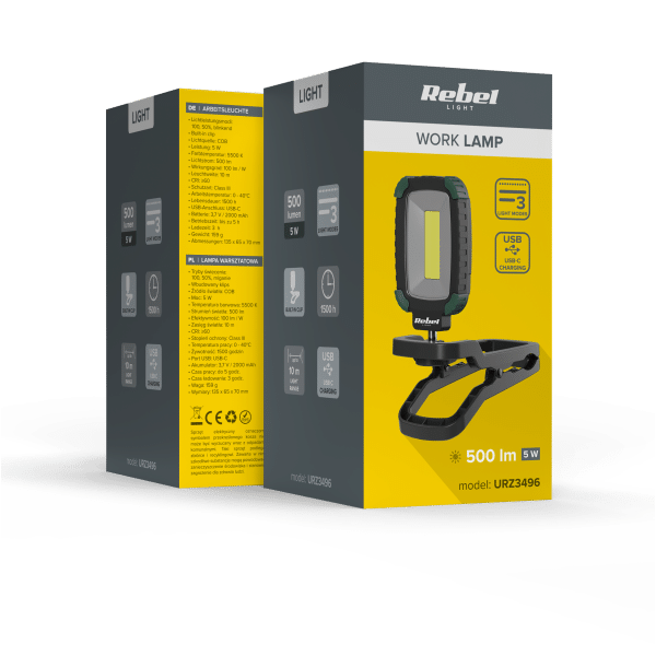 Lampa warsztatowa LED Rebel
