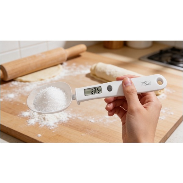 Łyżka z wagą kuchenną 0,3kg , LCD